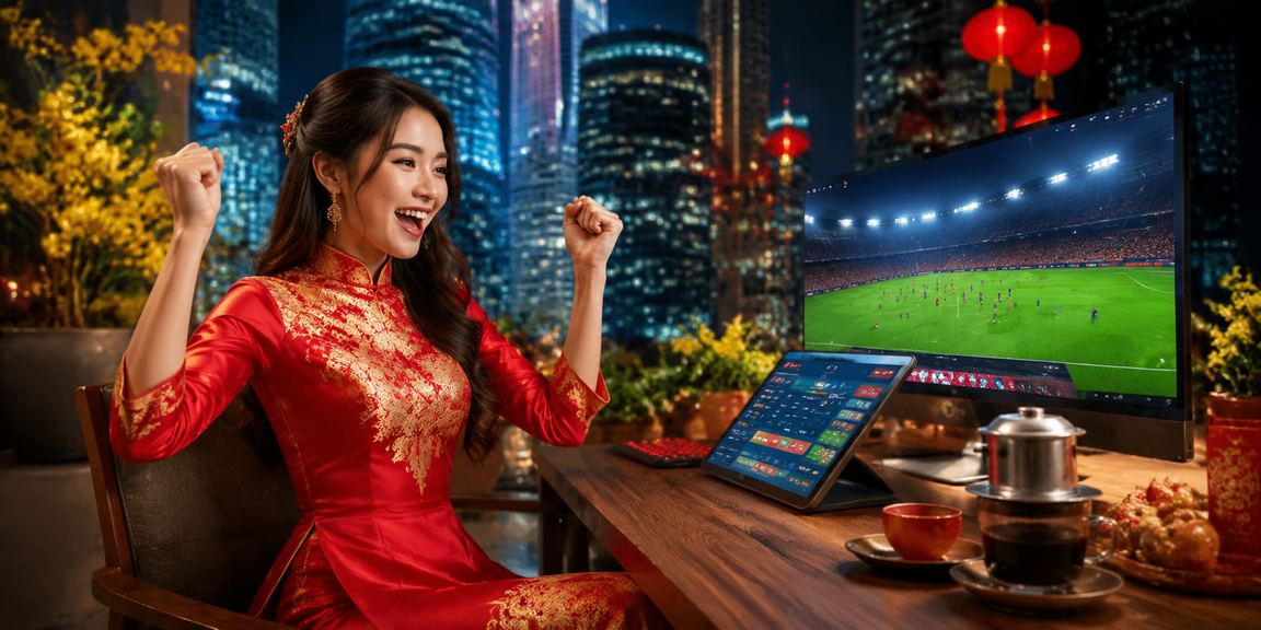 Người dùng tại Hà Nội tra cứu hướng dẫn nạp tiền thể thao trực tuyến bên ly cà phê